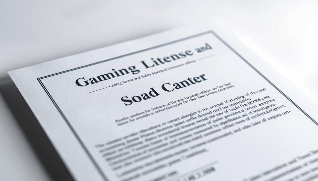 ใบอนุญาตเกมและมาตรฐานความปลอดภัย ใบอนุญาตเกมและมาตรฐานความปลอดภัย